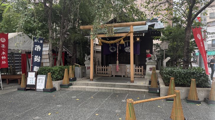 茶ノ木神社の鳥居